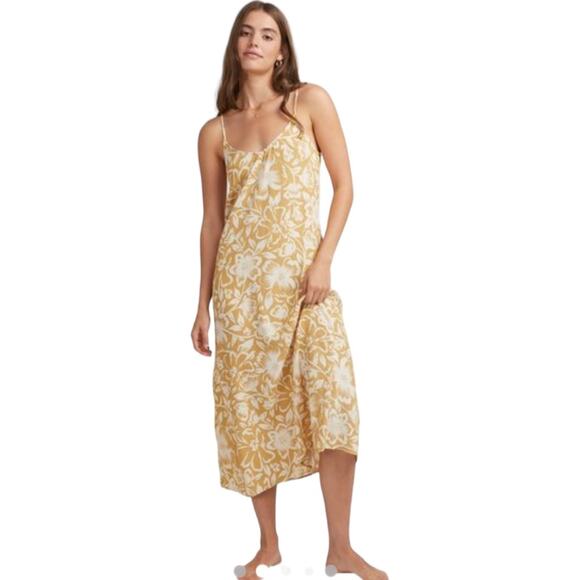 Billabong x Steph Claire Smith Babin Midi Slip Dress Size Medium New NWT - Picture 1 of 9